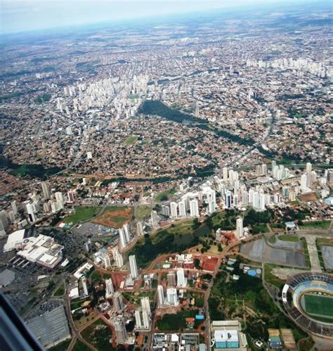 Foto Aérea De Goiânia Capital Do Estado Do Goiás Centro Oeste Brasil