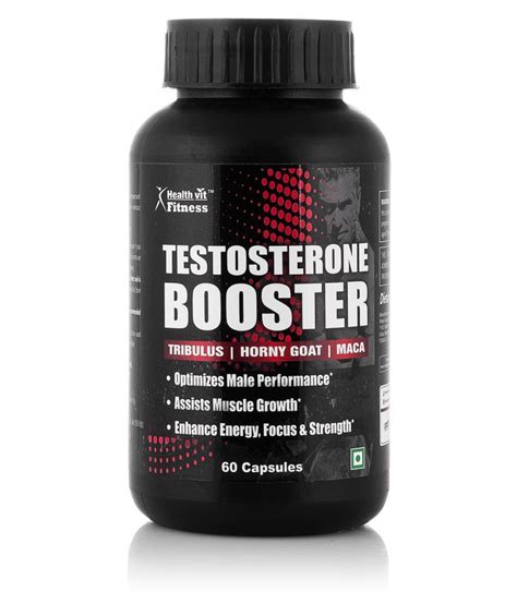 Healthvit Testosterone Booster Suppl 90 Capsules 90 Nos Mass Gainer Powder Buy Healthvit