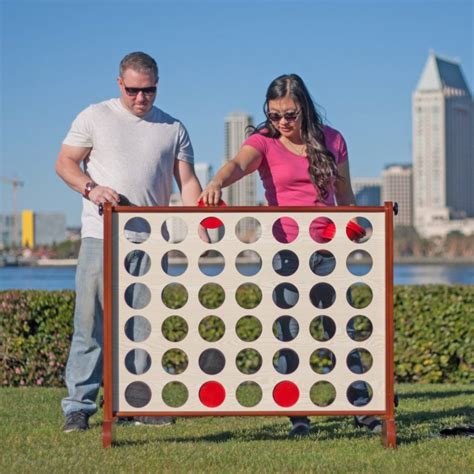 Giant Connect 4 Wooden Party Pals