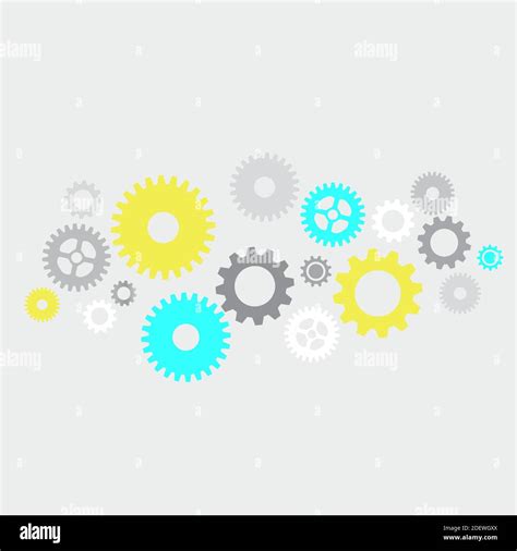 Vector Abstract Gears Background Stock Vector Image And Art Alamy