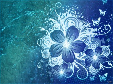 Free Download Blue Flower Backgrounds 1280x800 For Your Desktop