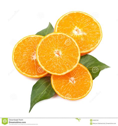 Mandarin Orange Slices Stock Image Image Of Closeup 59987261