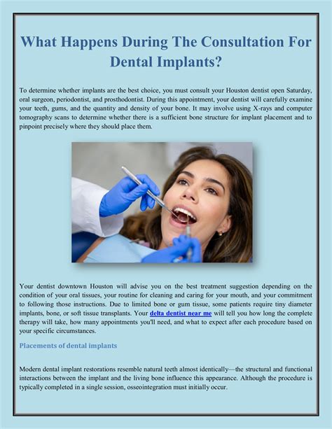 What Happens During The Consultation For Dental Implants Laticia