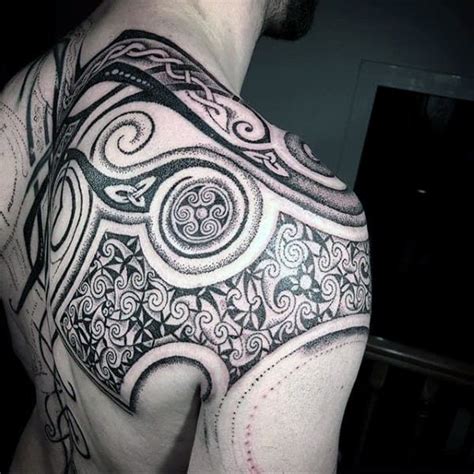 Celtic armor tattoos for men top 90 best armor tattoo designs for men. Top 100 Most Authentic Celtic Knot Tattoos [2020 ...