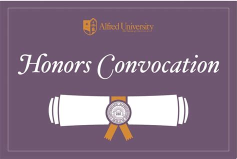 Honors Convocation Alfred University