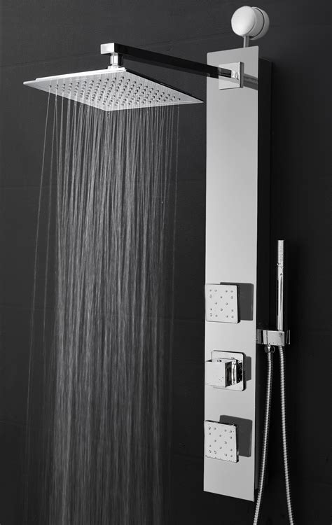 Maybe you would like to learn more about one of these? AKDY 35" Easy Connect Tempered Glass Shower Tower Panel ...
