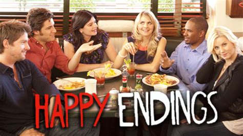 It's not really a message show, but the series does promote friendship, often over romantic relationships. Happy Endings | TV fanart | fanart.tv