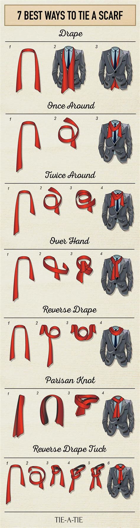 7 popular ways to tie a men s scarf tie a