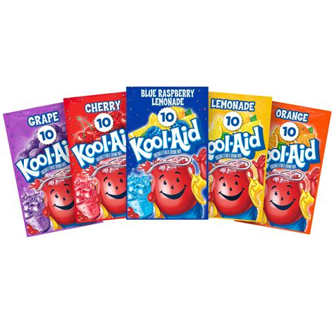 Buy Kool Aid Unsweetened Fruit Variety Zero Calories Powdered Drink Mix 50 Count Pitcher Packets