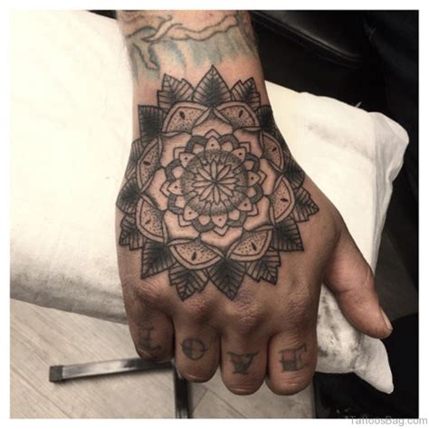 75 Admirable Mandala Tattoos On Hand Tattoo Designs