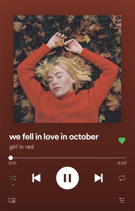 We Fell In Love In October By Girl In Red Gay Aesthetic Aesthetic