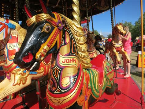 Free Images Summer Amusement Park Carousel Spinning Attraction