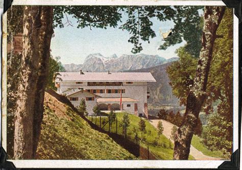 Color Postcard Photos Of Hitlers Home The Berghof Wwii Diary Of