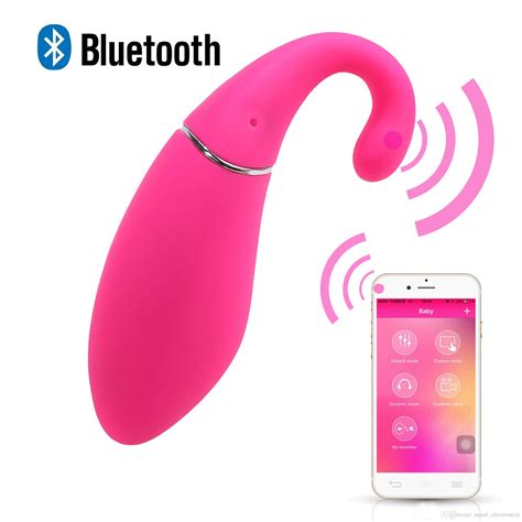 Bluetooth Smart Vibrator Smartphone App Remote Control Intelligent Vibrator Silicone Beauty