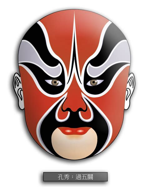 Beijing Opera Masks Guowuguan Kongxiu Mask