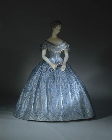 The first operation to which it was submitted, was heating it to about a bright red heat in a furnace adapted for thomson's crinoline, late 1860s. 1860s Ball Gown - Elena's Threads