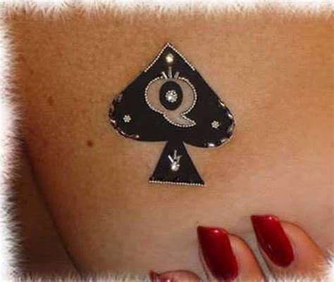 queen of spades temporary tattoo body jewelry anj 15 etsy