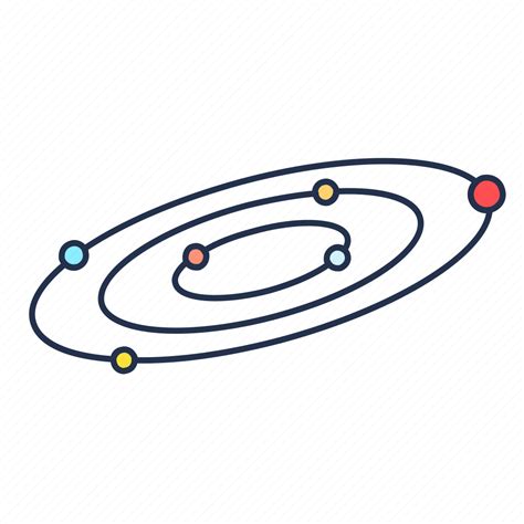 Astronomy Galaxy Planets System Universe Icon Download On Iconfinder