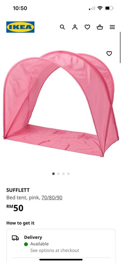 Ikea Bed Tent Sufflett Pink Furniture And Home Living Furniture Other