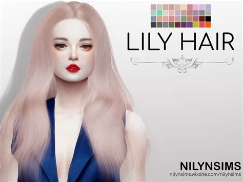 Sims 4 Lily Hair