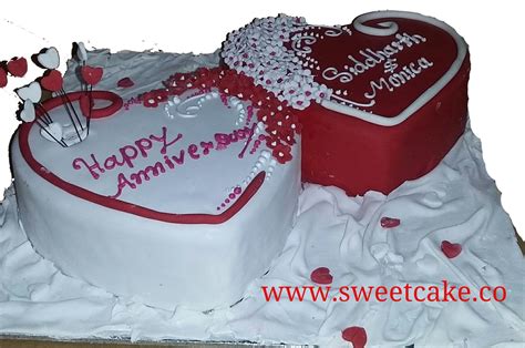 Custimse Fondant Double Heart Shape Delhi Noida 2kg Cake Sweet Cakes