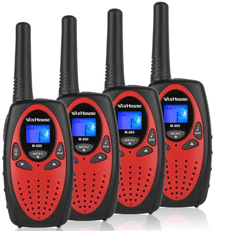 Buy Wishouse Frs Gmrs Walkie Talkies For Adults Uhf Cb 2 Way Radio Long Range Ham Fcc Walky