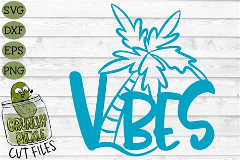 But learning all about the cricut isn't as easy as it should be. Beach Vibes Palm Tree SVG Cut File - Crunchy Pickle SVG ...