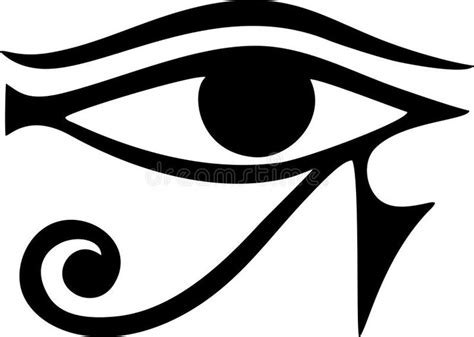 Eye Of Horus Reverse Eye Of Thoth Eye Of Horus Vector Image Isolated On W Affiliate