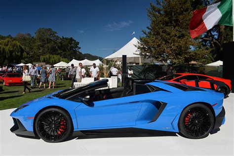 In addition too the aventador sv a roadster version of the avetador sv is also currently in production. Monterey 2015: Lamborghini Aventador SV Roadster - GTspirit