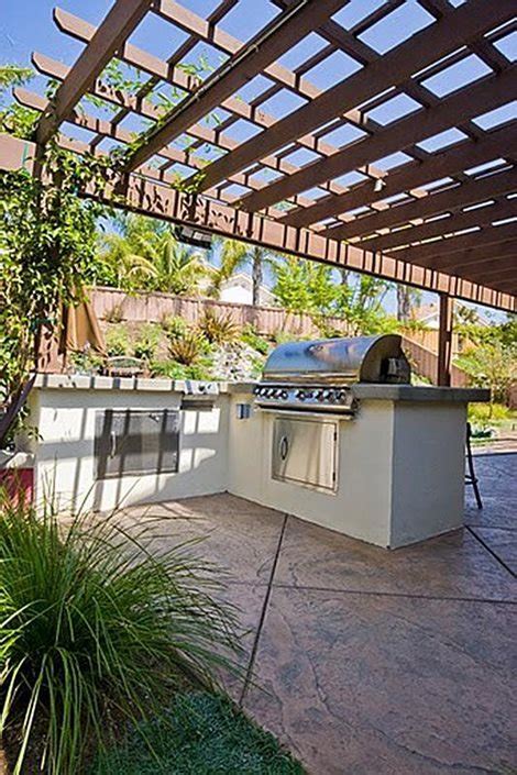 Stucco Outdoor Kitchen Landscaping Network