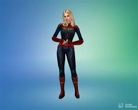 Captain Marvel For Sims 4