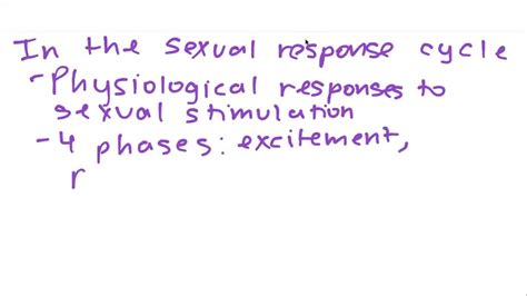 Solvedmasters And Johnson Described Four Stages In The Human Sexual Response Cycle Excitement