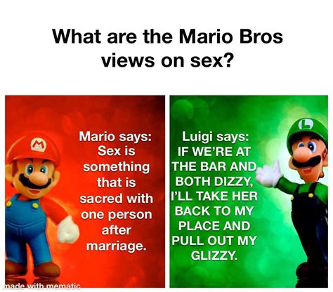 What Are The Mario Bros Views On Sex Ryub