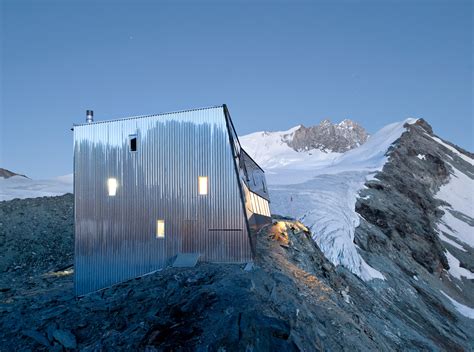 New Mountain Hut At Tracuit Savioz Fabrizzi Architectes Archdaily