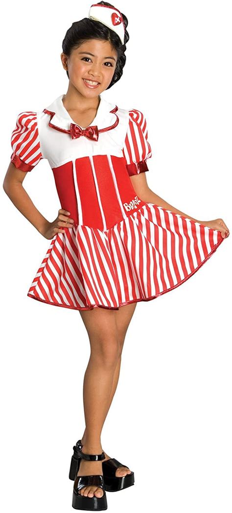 Bratty Nurse Bratz Red Candy Striper Fancy Dress Up Halloween Child