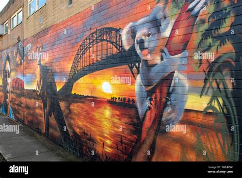 Australian Street Art In Yarram Victoria Australia Stock Photo Alamy