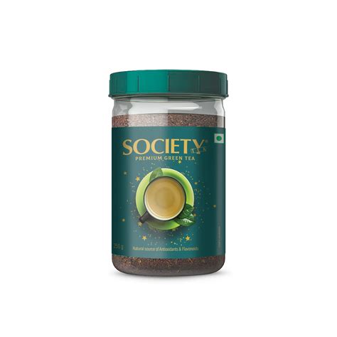 Society Premium Green Tea 250g Jar Grocery And Gourmet Foods