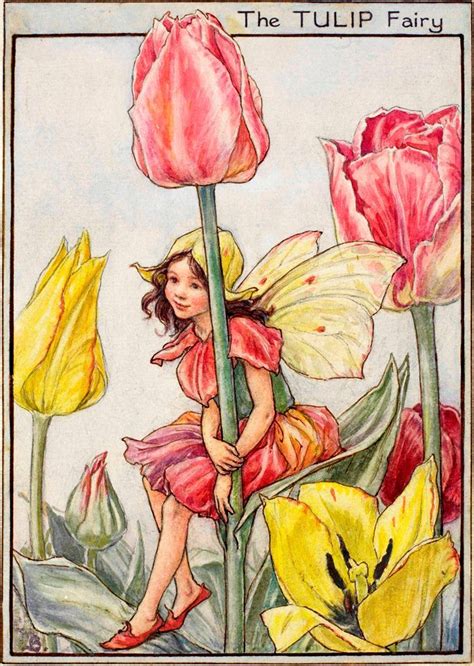 Cicely Mary Barker The Tulip Fairy Cicely Mary Barker Decoupage