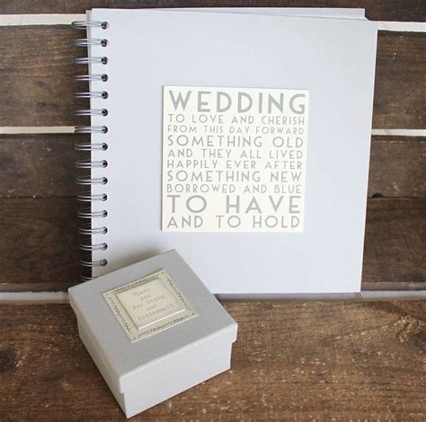 Wedding Album Memory Book By Posh Totty Designs Interiors