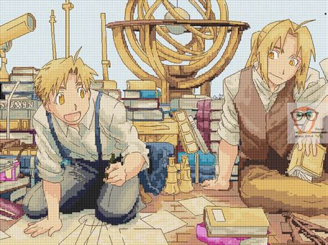 Results per page largest collection of free embroidery designs at annthegran.com. Fullmetal Alchemist cross stitch pattern download anime ...