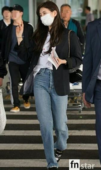 bae suzy incheon airport style taipei candid red velvet mom jeans korea swimming