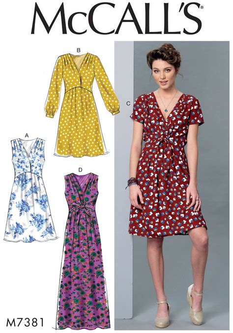 Sewing Pattern Women Dress Dress Sewing Patterns