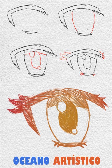 Como Desenhar Olhos Femininos De Anime E Mangá Passo A Passo Olhos