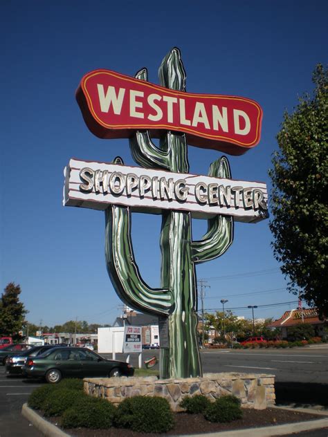 Westland Shopping Center Sign A Photo On Flickriver