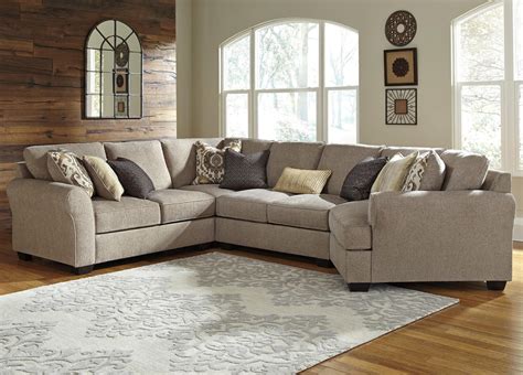 Benchcraft Pantomine 4 Piece Sectional With Right Cuddler Value City
