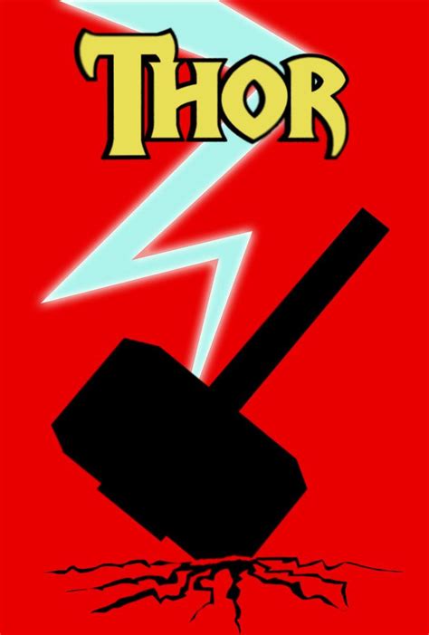 Thor Hammer Poster By Fly Technique On Deviantart Thors Hammer Thor