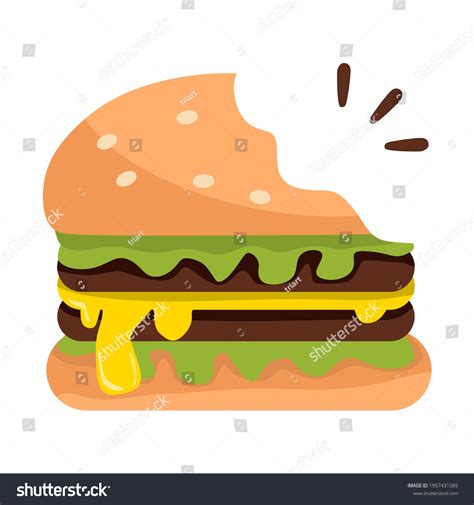 14157 Burger With Bite Images Stock Photos And Vectors Shutterstock