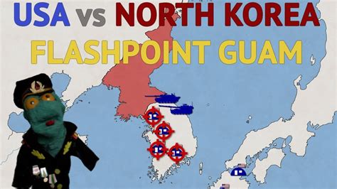 Has north korean army made any advances or does american military still completely outnumber it? USA vs North Korea: Flashpoint Guam - YouTube