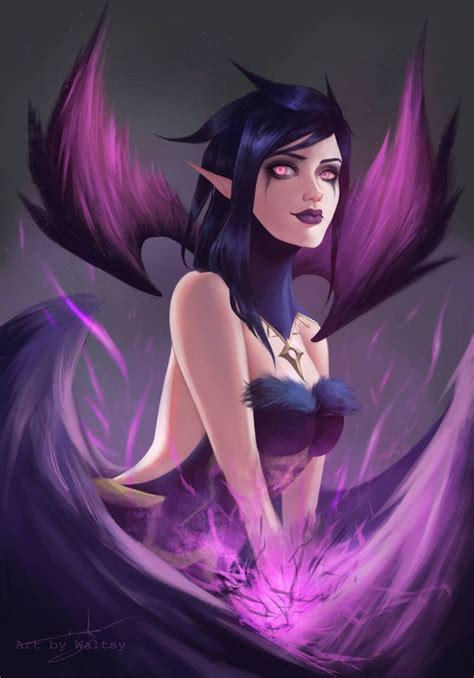It also compares your statistics to some of the best lol players there are — which is really interesting (and cool!). Morgana by Waltsy | Morgana league of legends, Evelynn ...