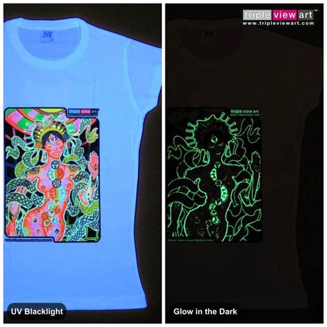 Chakra Girl Uv Blacklight Fluorescent And Glow In The Dark